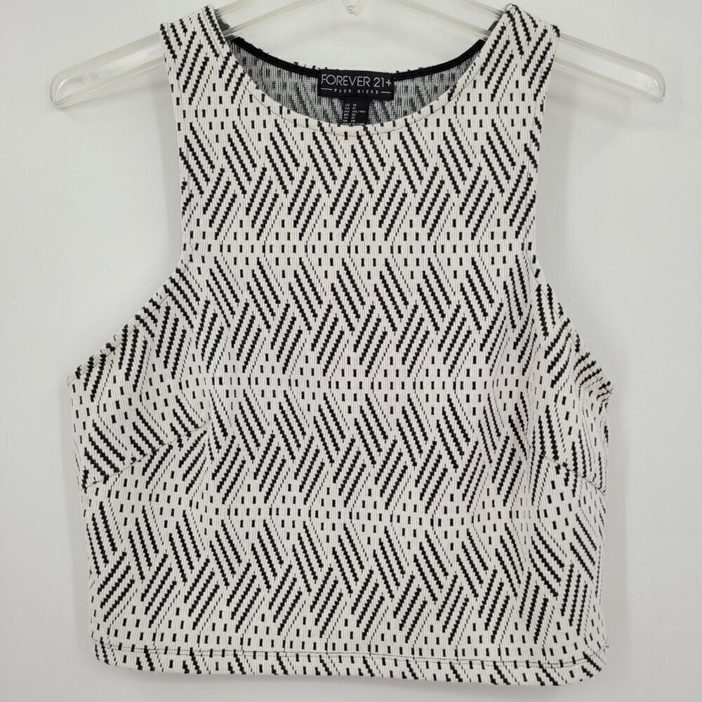 Forever 21+ Sleeveless Crop Tank Top - Picture 1 of 4
